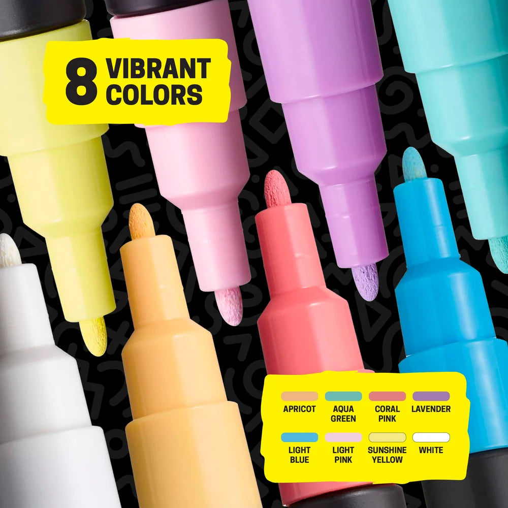 POSCA Paint Marker 8 Set - Soft Colors
