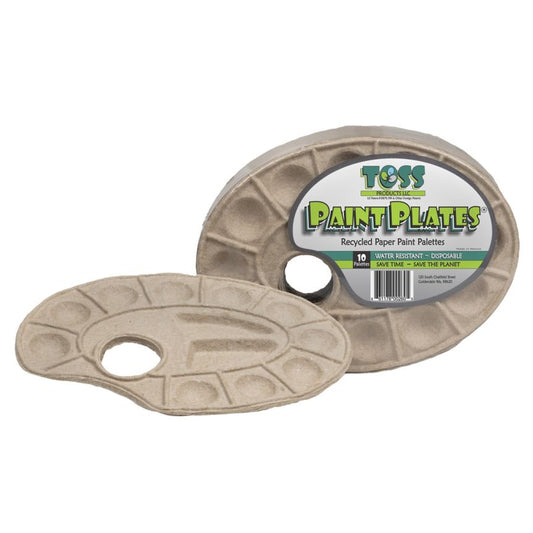 Toss Paint Plates - 10 Pack