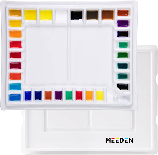 MEEDEN 33-Well Porcelain Painting Palette