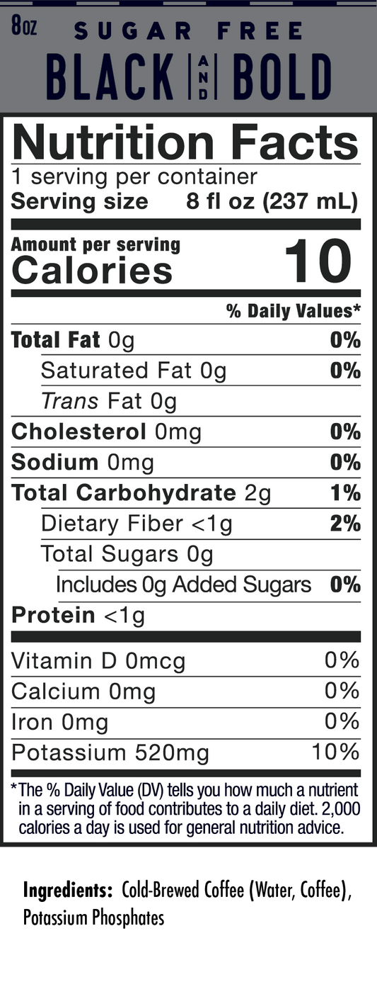 High Brew Black & Bold Cold Brew Coffee