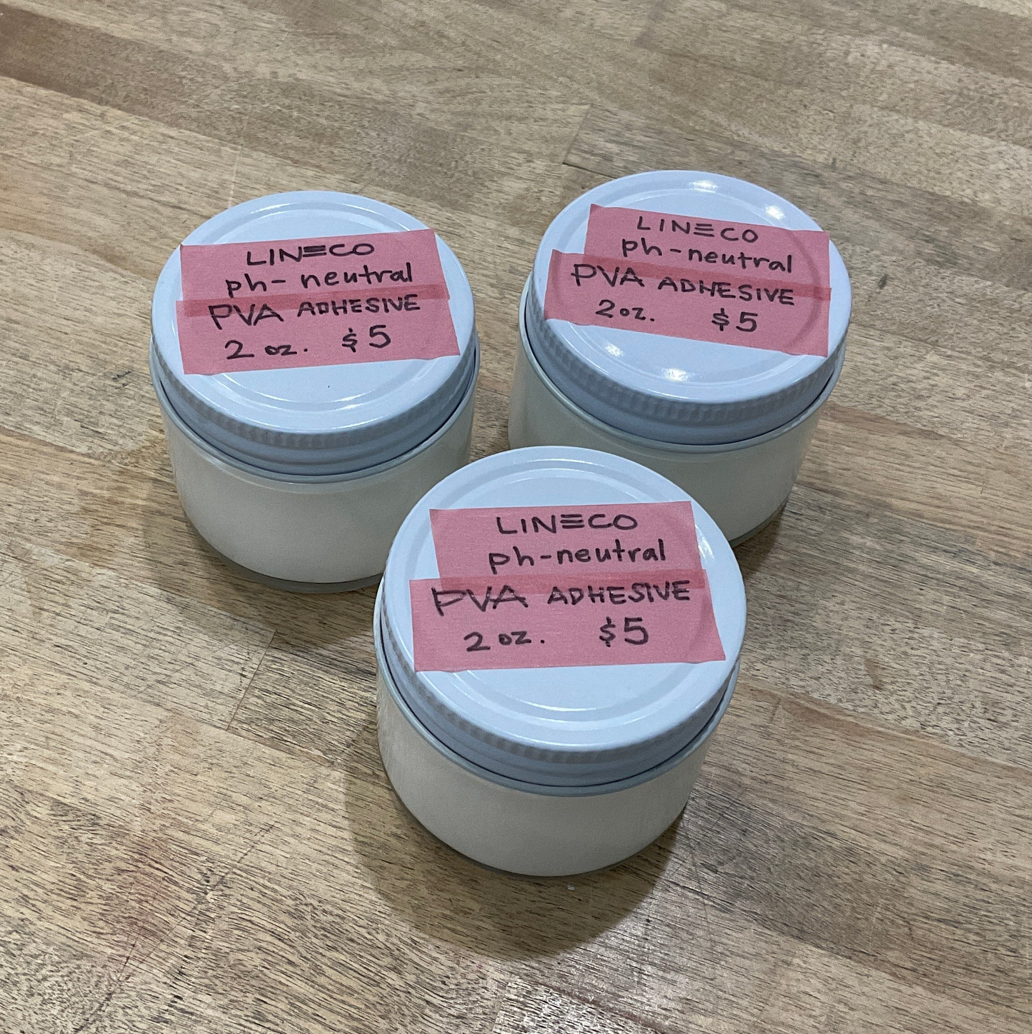 Adhesivo de pH neutro blanco Lineco / Pegamento PVA