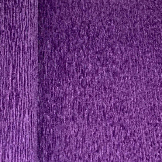 Dark Purple Heavy Florist Crepe