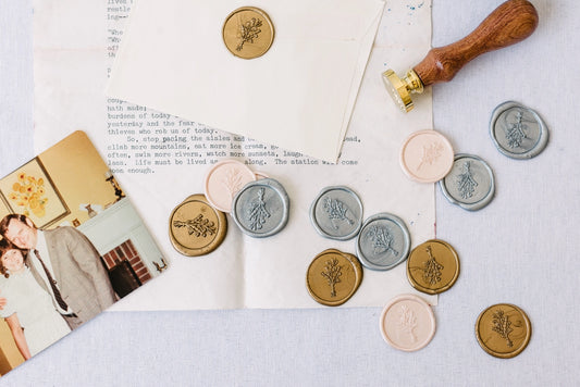 Floral Bouquet Wax Seal Stamp Kit by Modern Legacy Paper Company