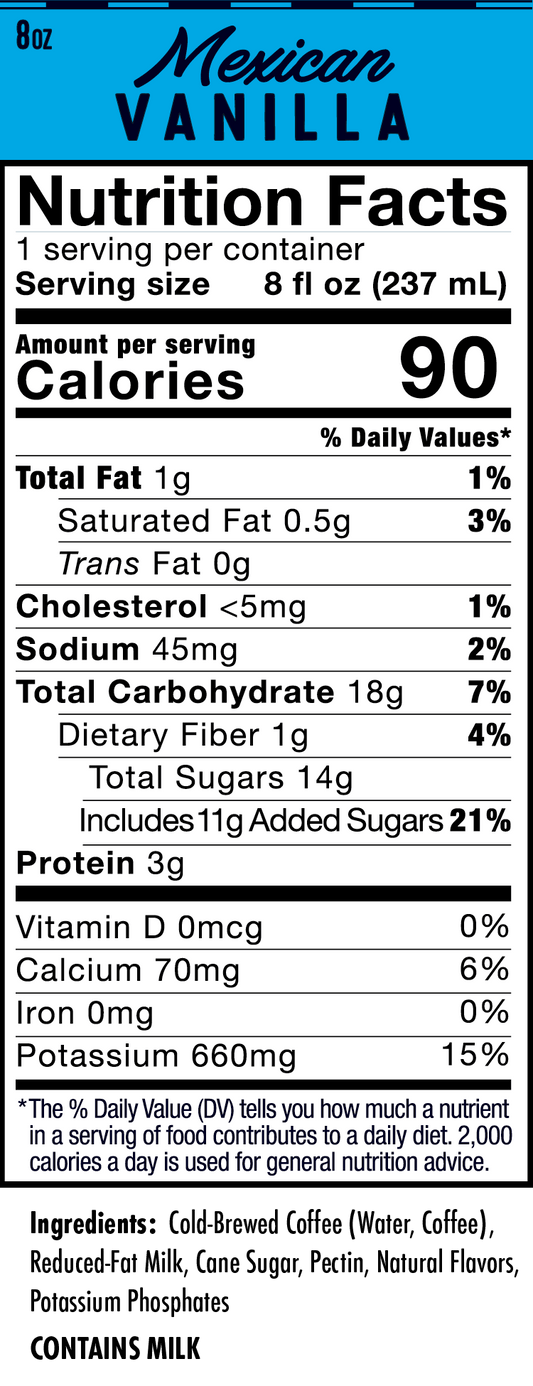 High Brew Mexican Vanilla Cold Brew Coffee