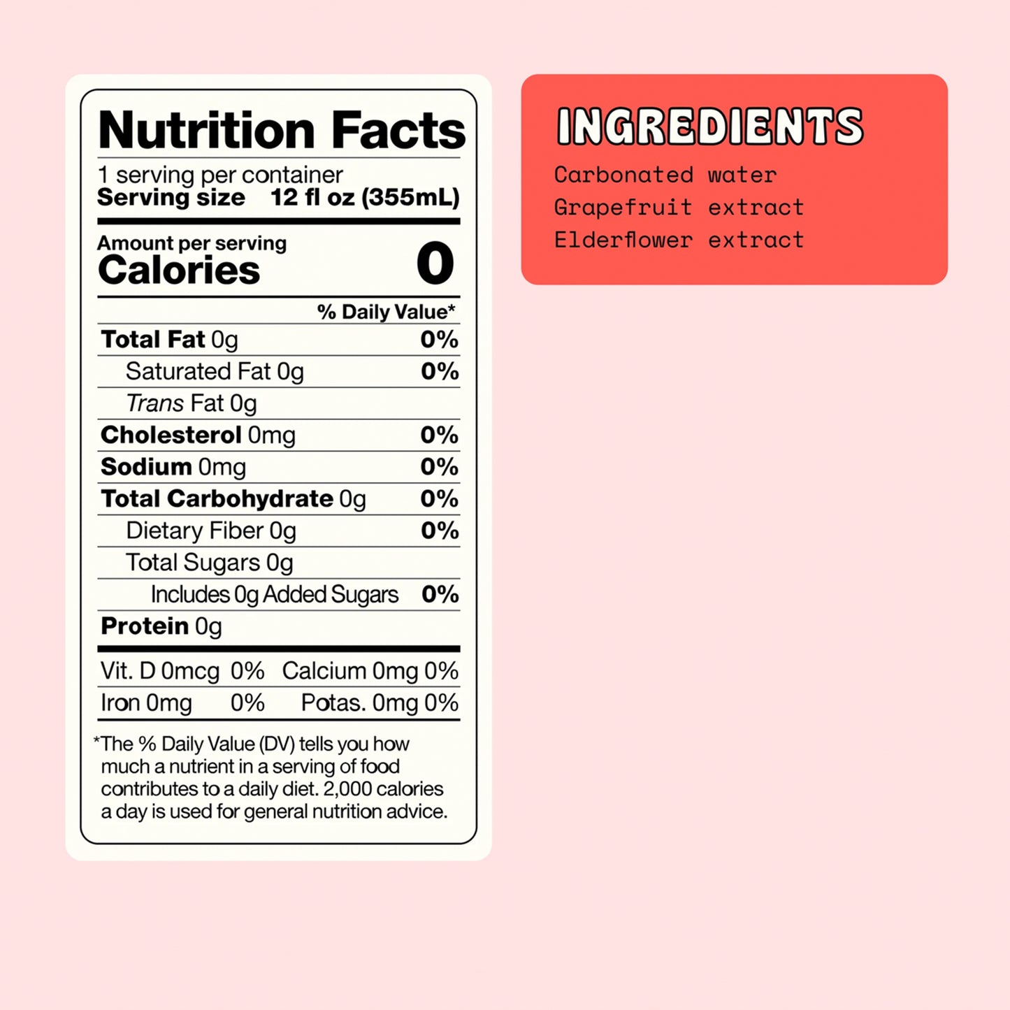 Aura Bora Herbal Sparkling Water • Grapefruit Elderflower