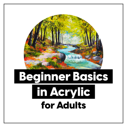 Conceptos básicos para principiantes en acrílico • Taller de pintura de 1 día