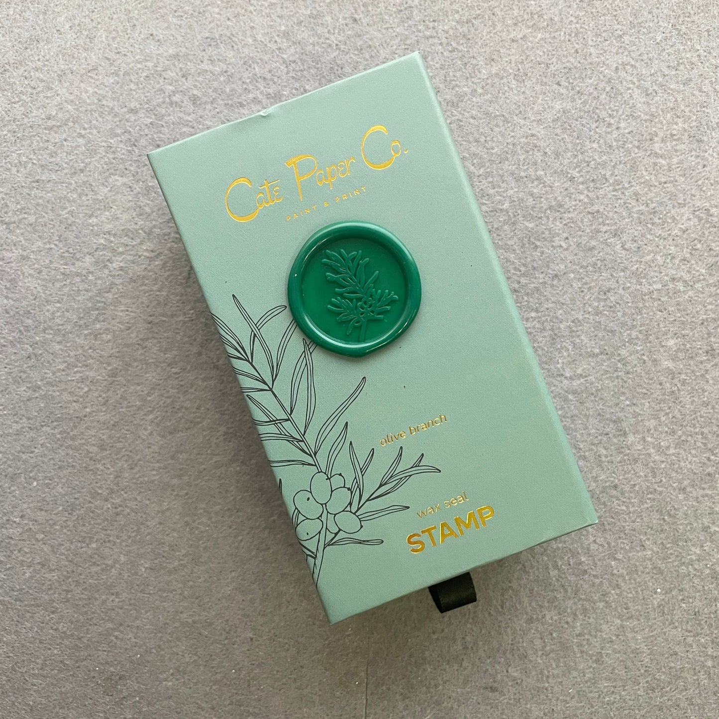 Cate Paper Co Wax Seal Stamp & Wax Stick Set