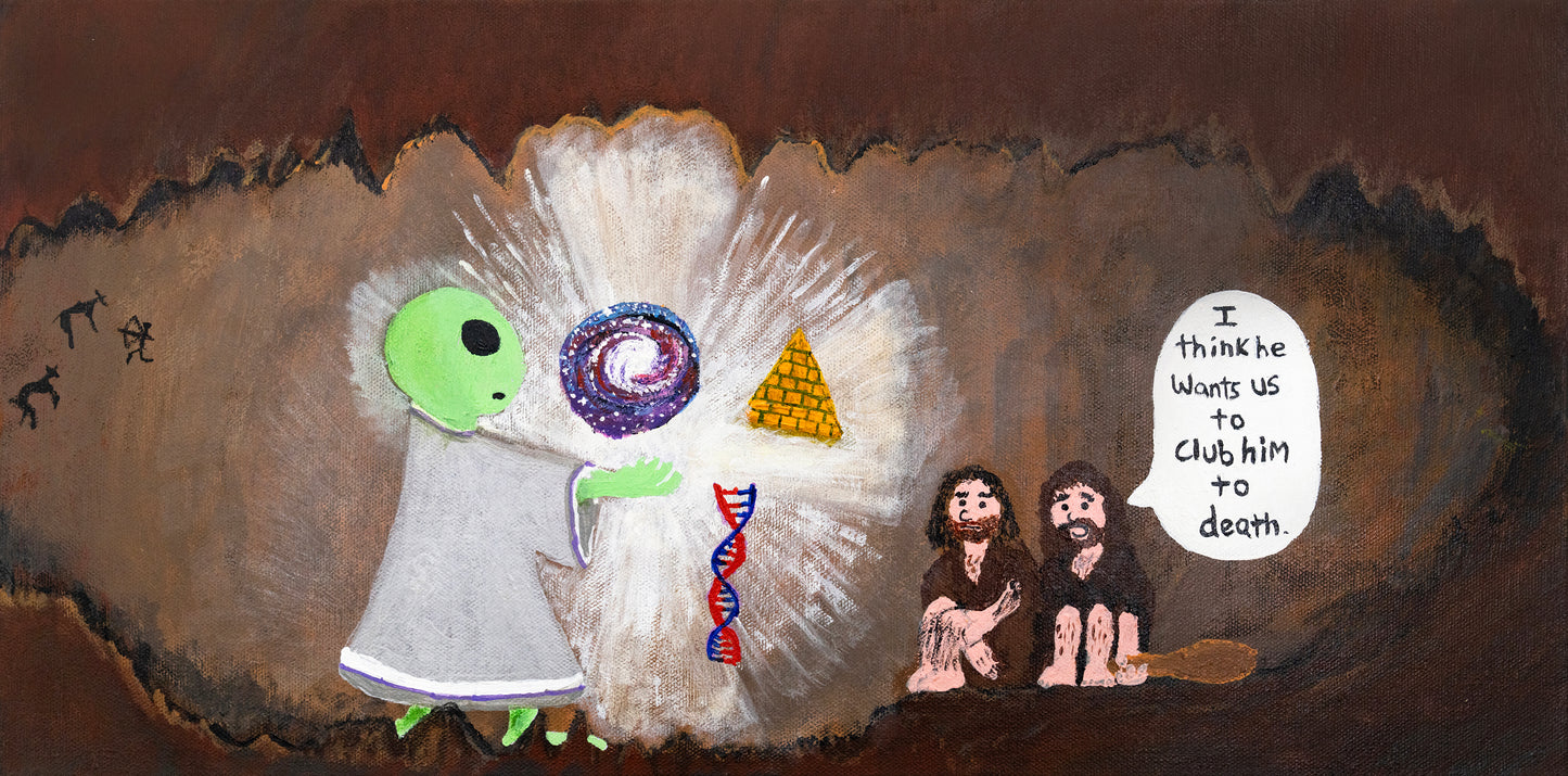 Archival Art Print of "Why Aliens Avoid Earth" by Jeremy Long