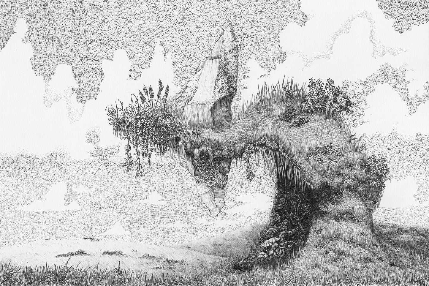 "Quartz Hill" • Archival Print of Artwork by James Greer