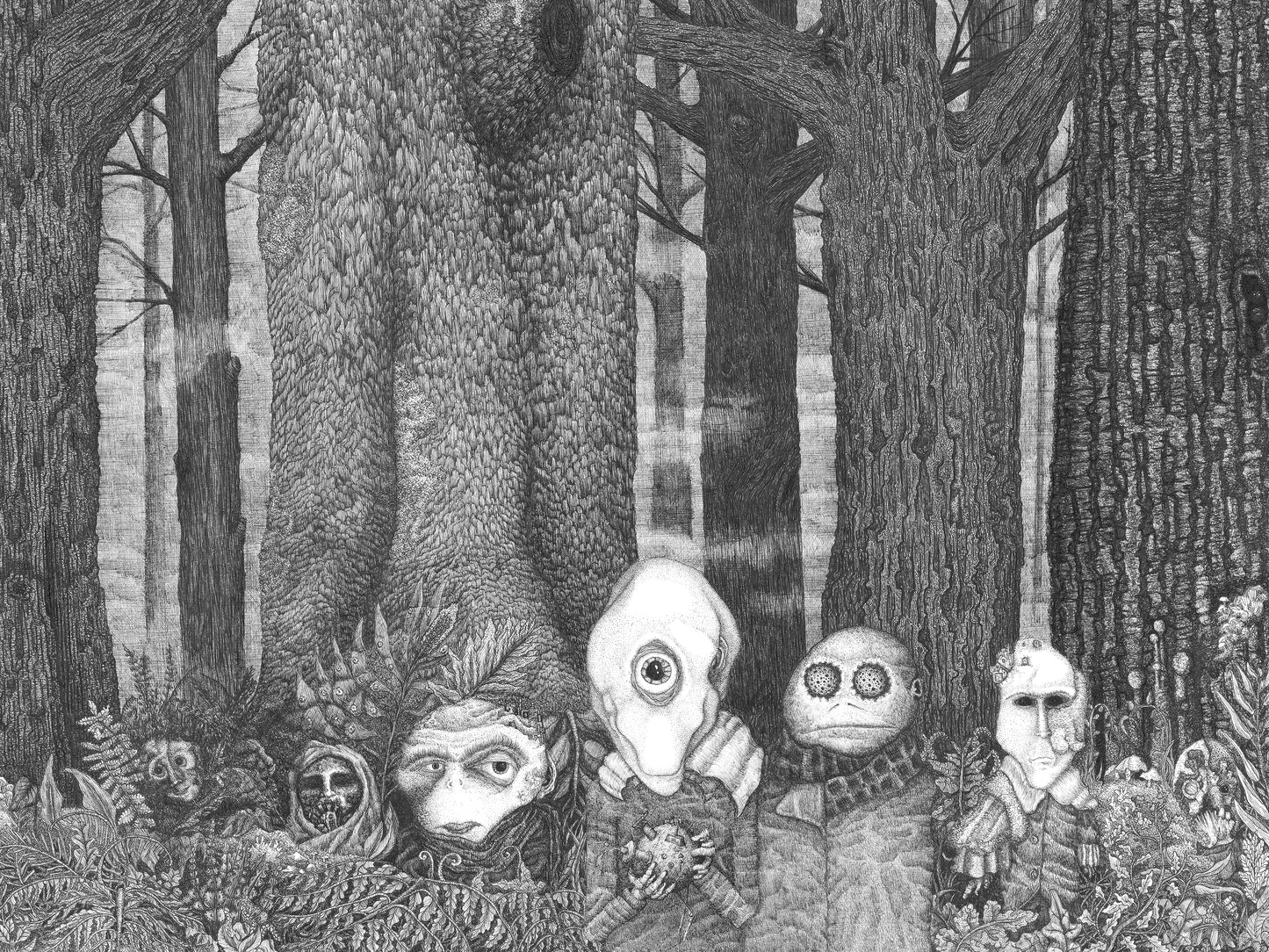 "The Tiny Doctors Who Stay in the Forest" • Archival Print of Artwork by James Greer
