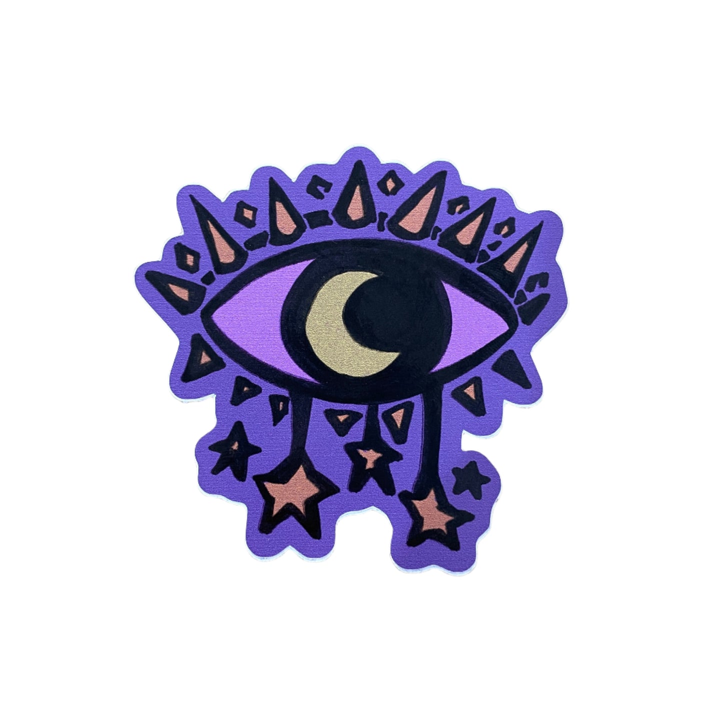"Star Eye" Sticker by Olive Roberts