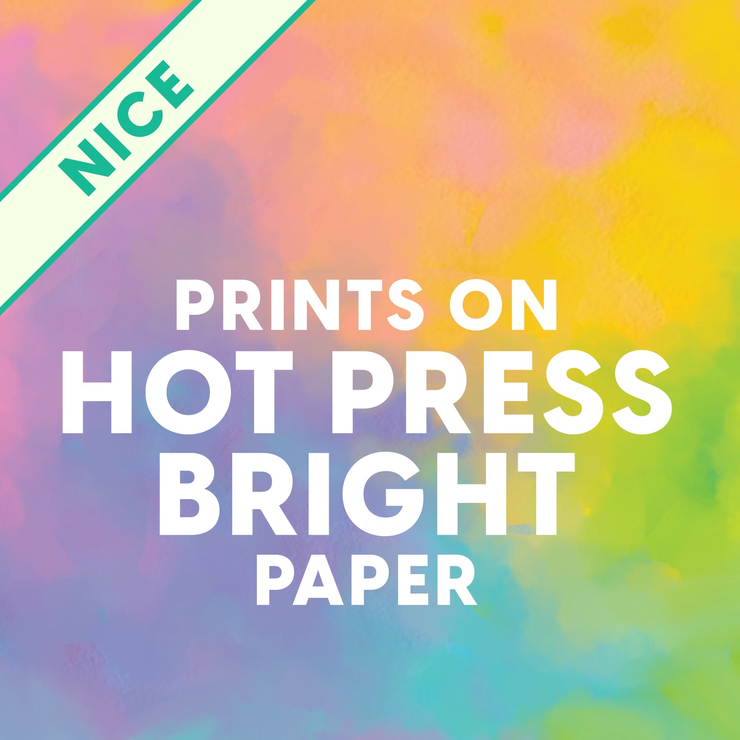 Art Prints on Hot Press Bright White Paper • Archival Print Service
