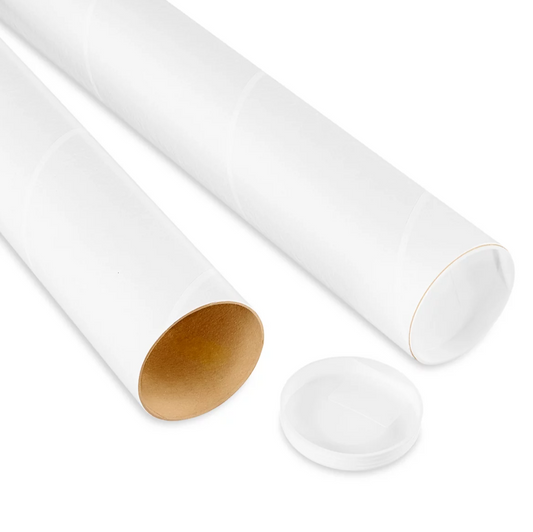 White Mailing Tubes
