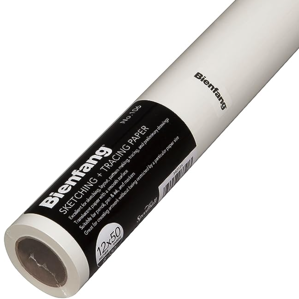Bienfang Tracing Paper Roll - 24 x 20 yards, Canary