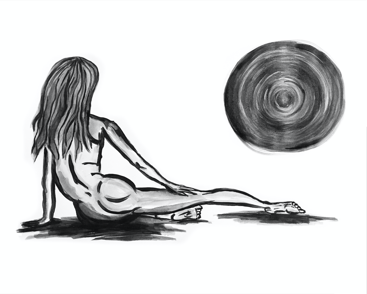 "Stare Into the Sun" Print by Christina Littleton