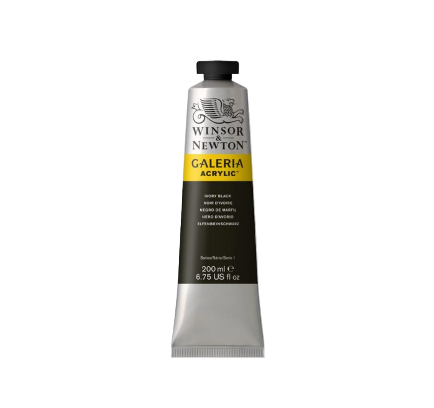 Peinture acrylique Winsor & Newton Galeria - 200 ml - Blanc de titane
