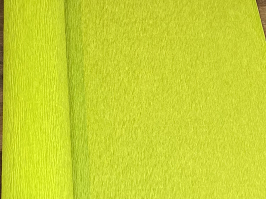 May Green Crepe Paper