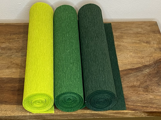 Apple Green Heavy Florist Crepe