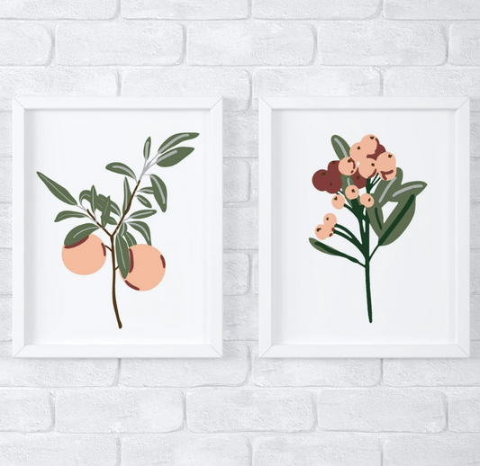 Autumn Botany Paint by Number Kit by Cate Paper Co.