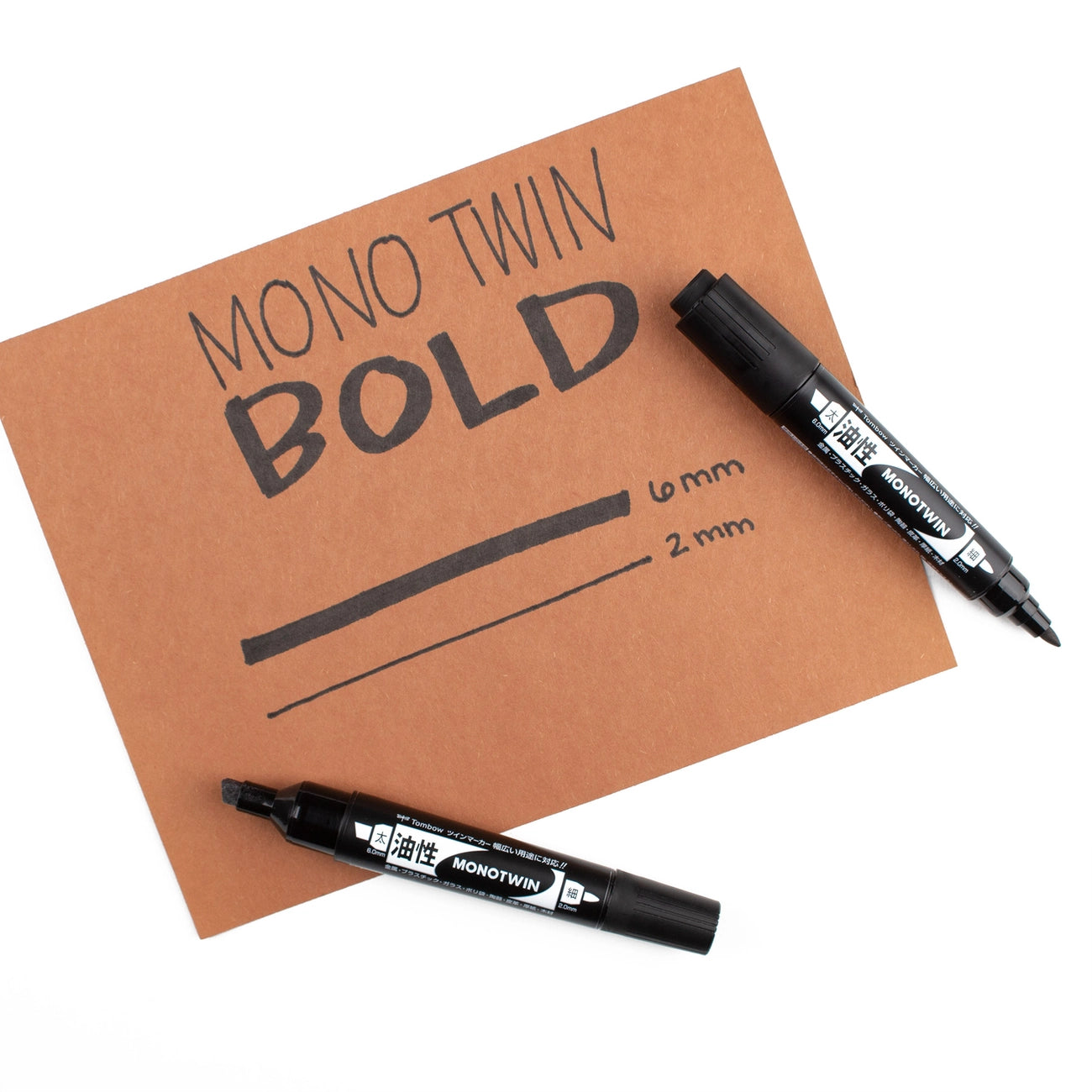 Tombow MONOTWIN Marqueur Permanent Noir