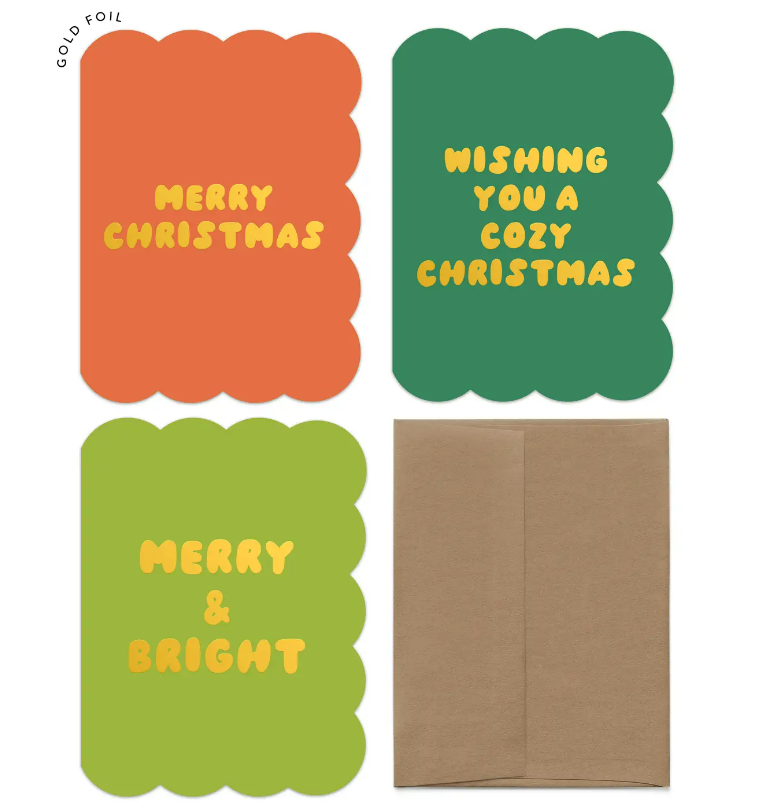 Gold Foil Die Cut Holiday Boxed Set from The Paper + Craft Pantry