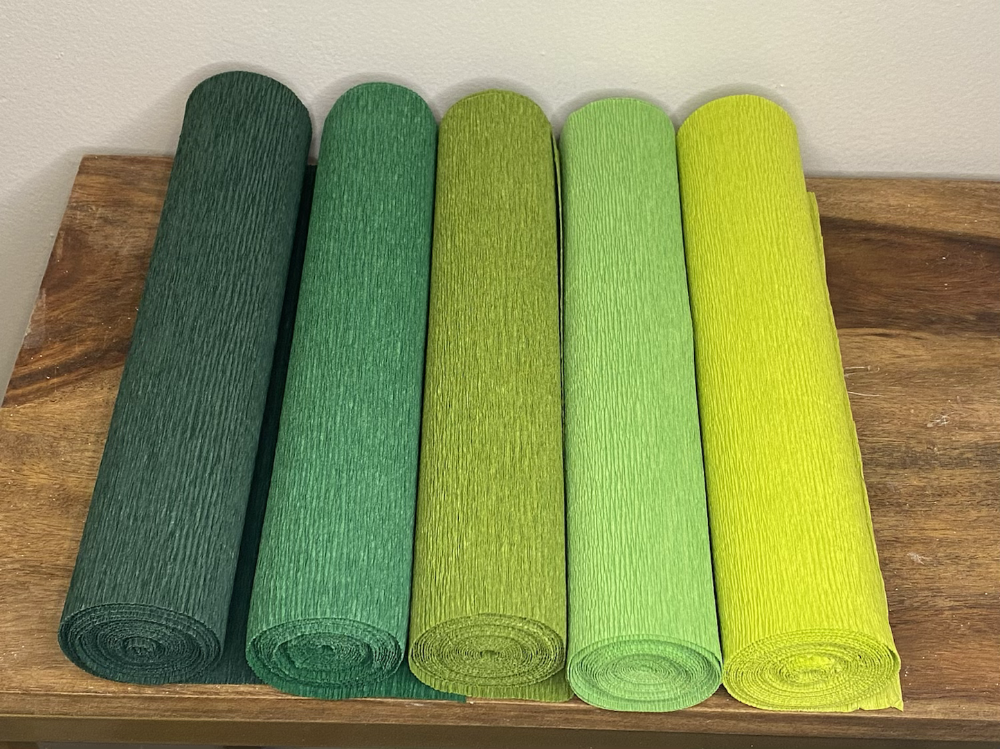 Grass Green Heavy Florist Crepe