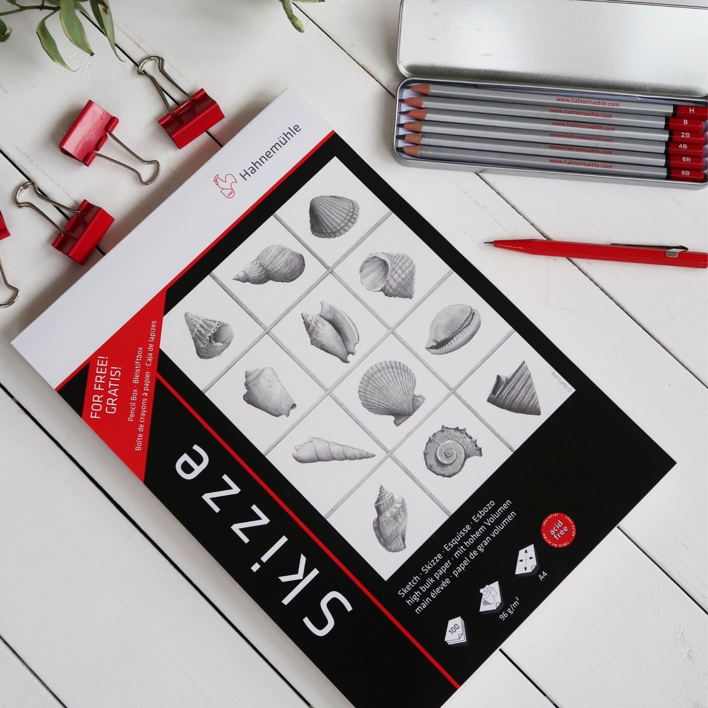 Hahnemuhle Sketch Pad with Pencil Set