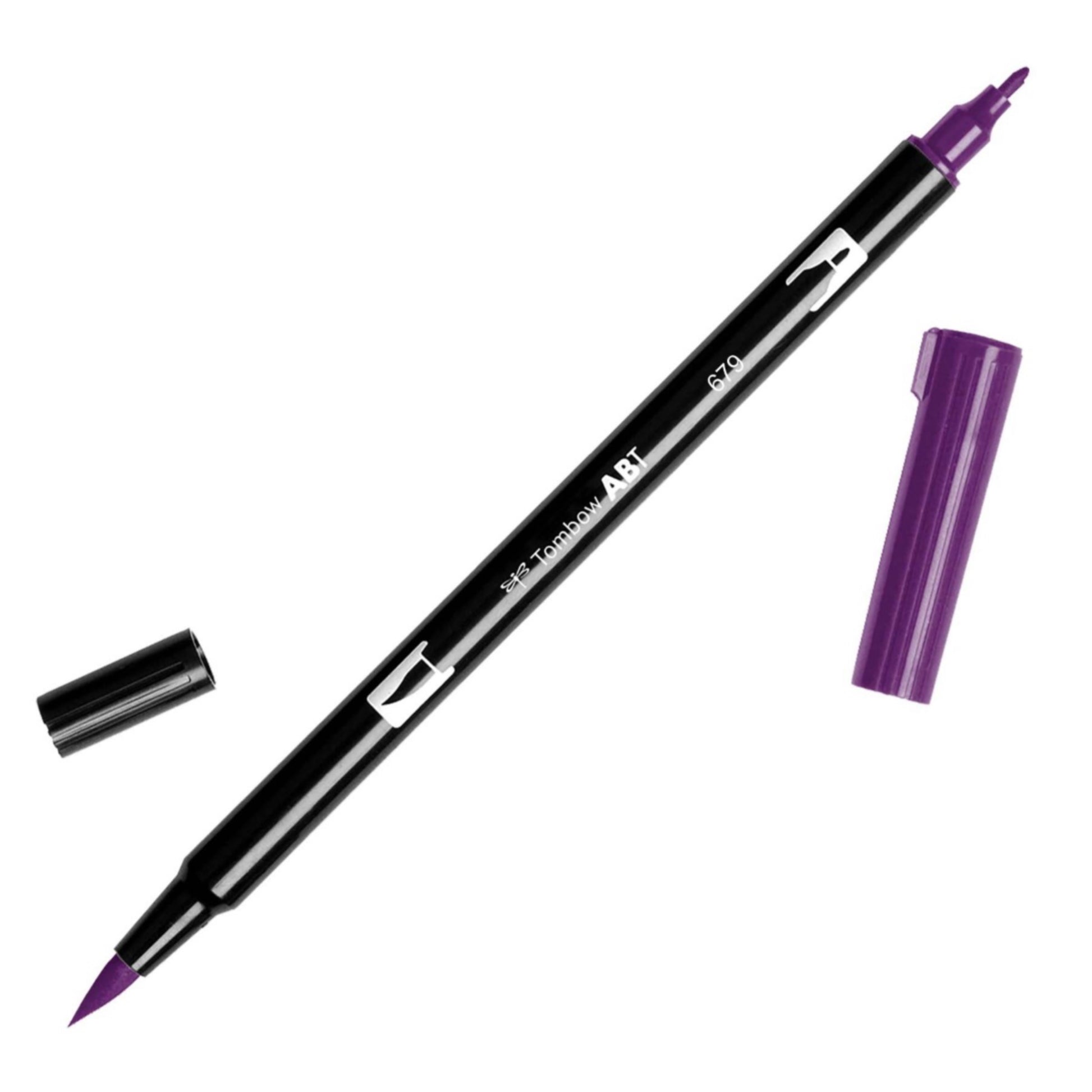 Tombow Dual Brush Pens - Individuals - 679 Dark Plum by Tombow - K. A. Artist Shop