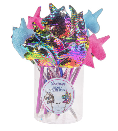 Unicorn Color Changing Sequin Pens - by GANZ - K. A. Artist Shop