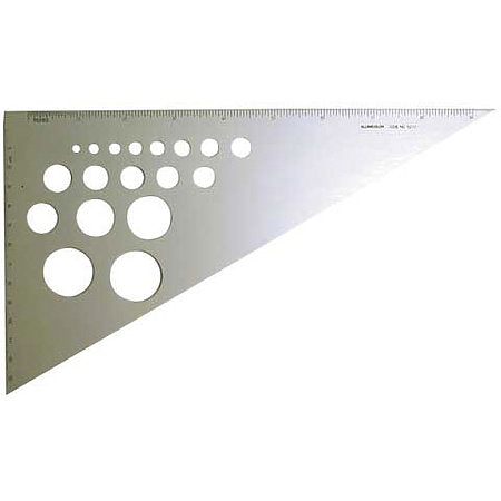Alumicolor Triangle - 30-60-90 Degrees - 6 Inches - by Alumicolor - K. A. Artist Shop