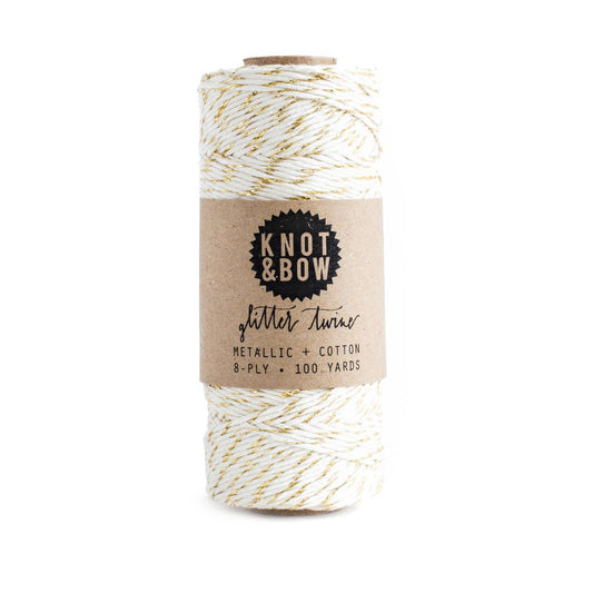 Glitter Twine by Knot & Bow - Natural and Gold by Knot & Bow - K. A. Artist Shop