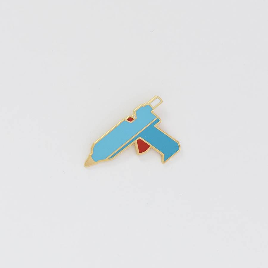 City of Industry Glue Gun Enamel Pin - by City of Industry - K. A. Artist Shop