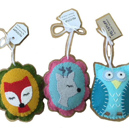 Felt Ornaments by FELTSTUFF - by Felt Stuff - K. A. Artist Shop
