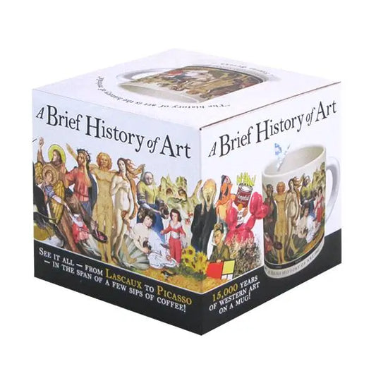 Brief History of Art Mug - by Unemployed Philosophers Guild - K. A. Artist Shop