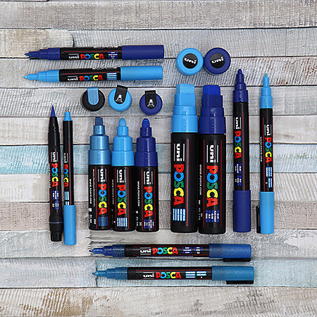 POSCA Acrylic Paint Markers - PC-3M 0.9-1.3mm Bullet Tip - by POSCA - K. A. Artist Shop