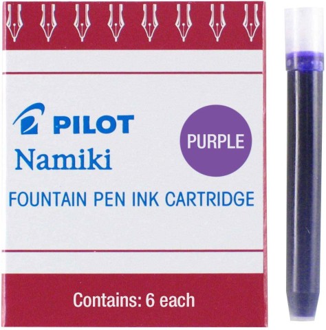Pilot Namiki Ink Cartridges - Purple / 6 Pack by Pilot - K. A. Artist Shop