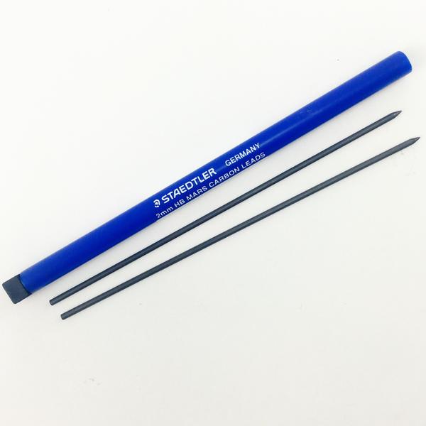 Staedtler Mars Lumograph Carbon Leads - 2mm 2/pk - by Staedtler - K. A. Artist Shop