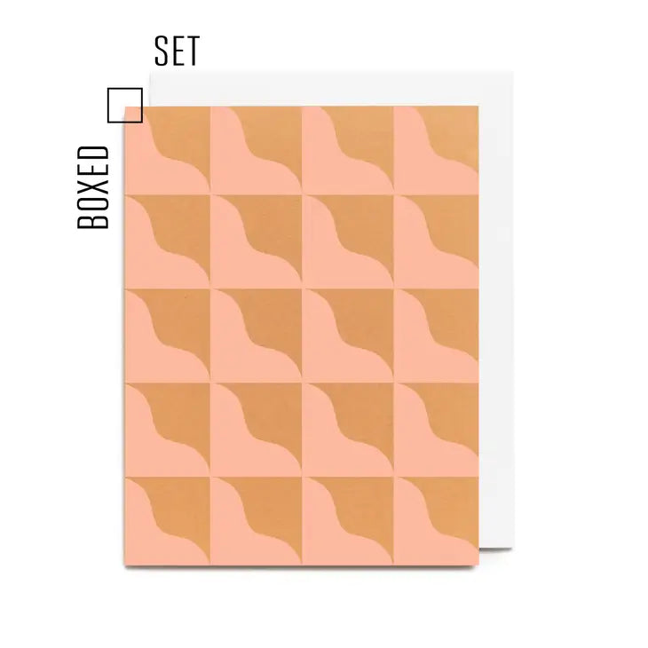 Dune Checker Card - Boxed Set of 6 by Worthwhile Paper