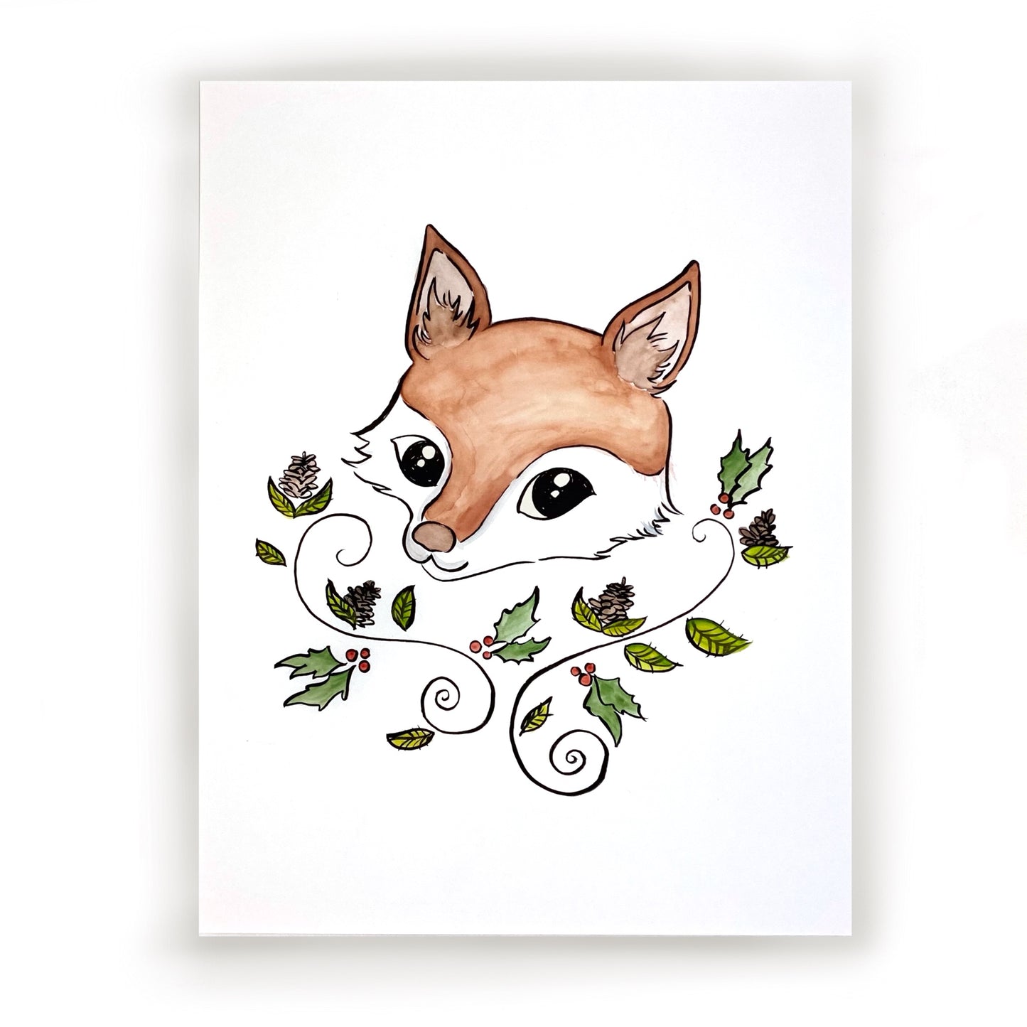 Holiday Art Prints by Missy Kulik - Fox by Missy Kulik - K. A. Artist Shop