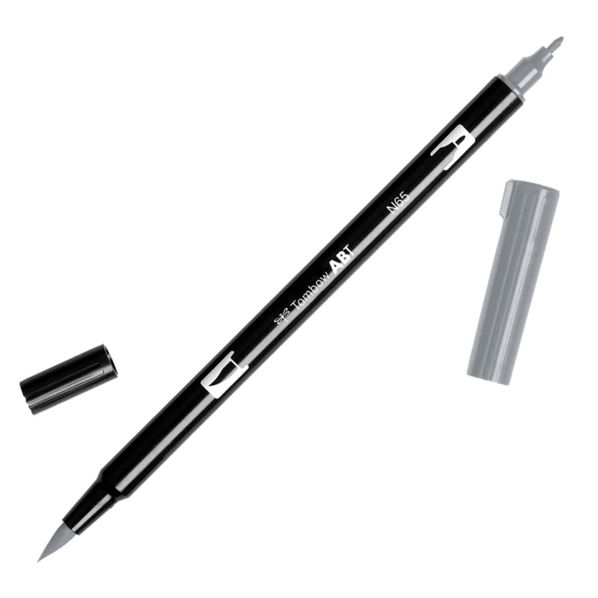 Tombow Dual Brush Pens - Individuals - N65 Cool Gray 5 by Tombow - K. A. Artist Shop