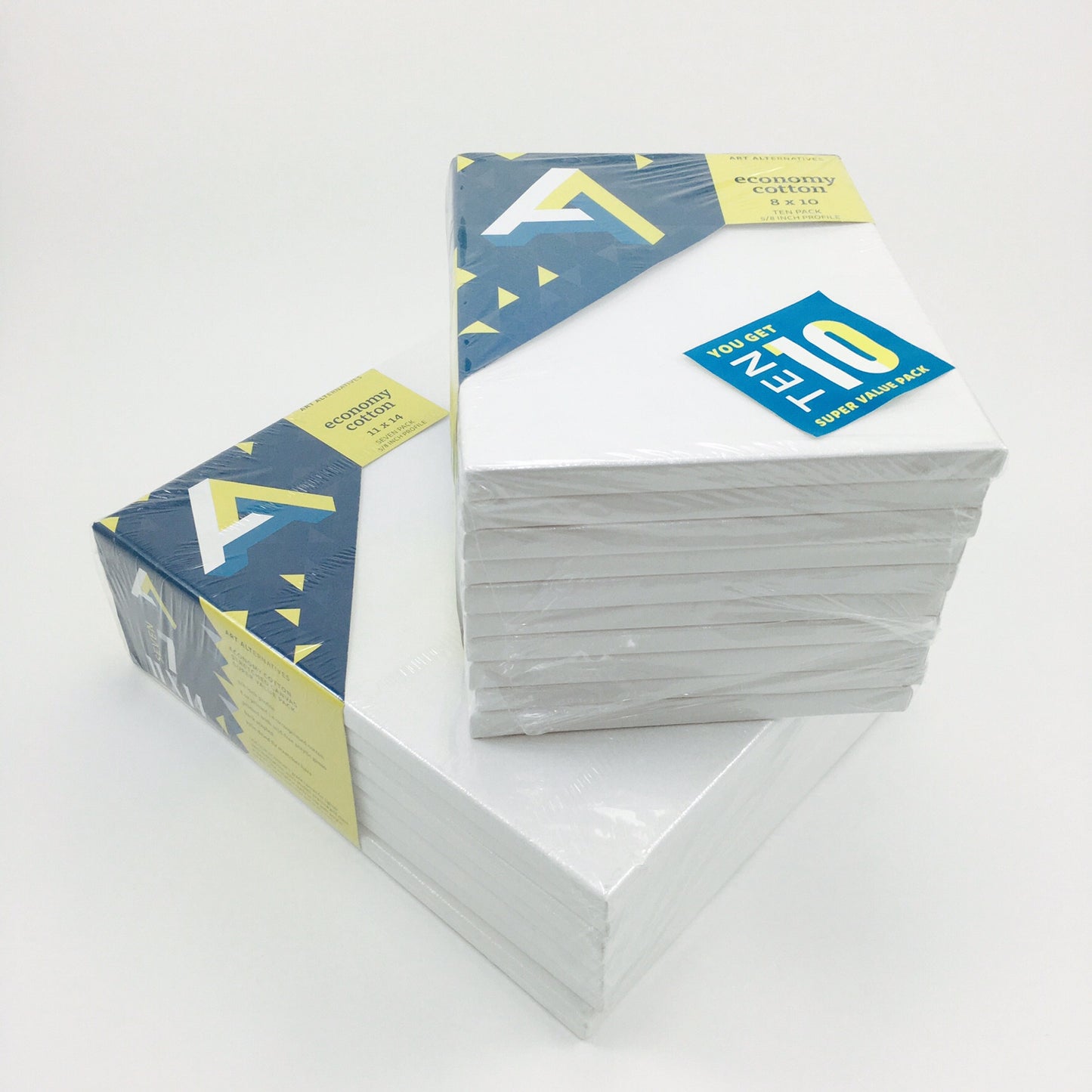 Art Alternatives Cotton Stretched Studio Canvas Value Pack - by Art Alternatives - K. A. Artist Shop