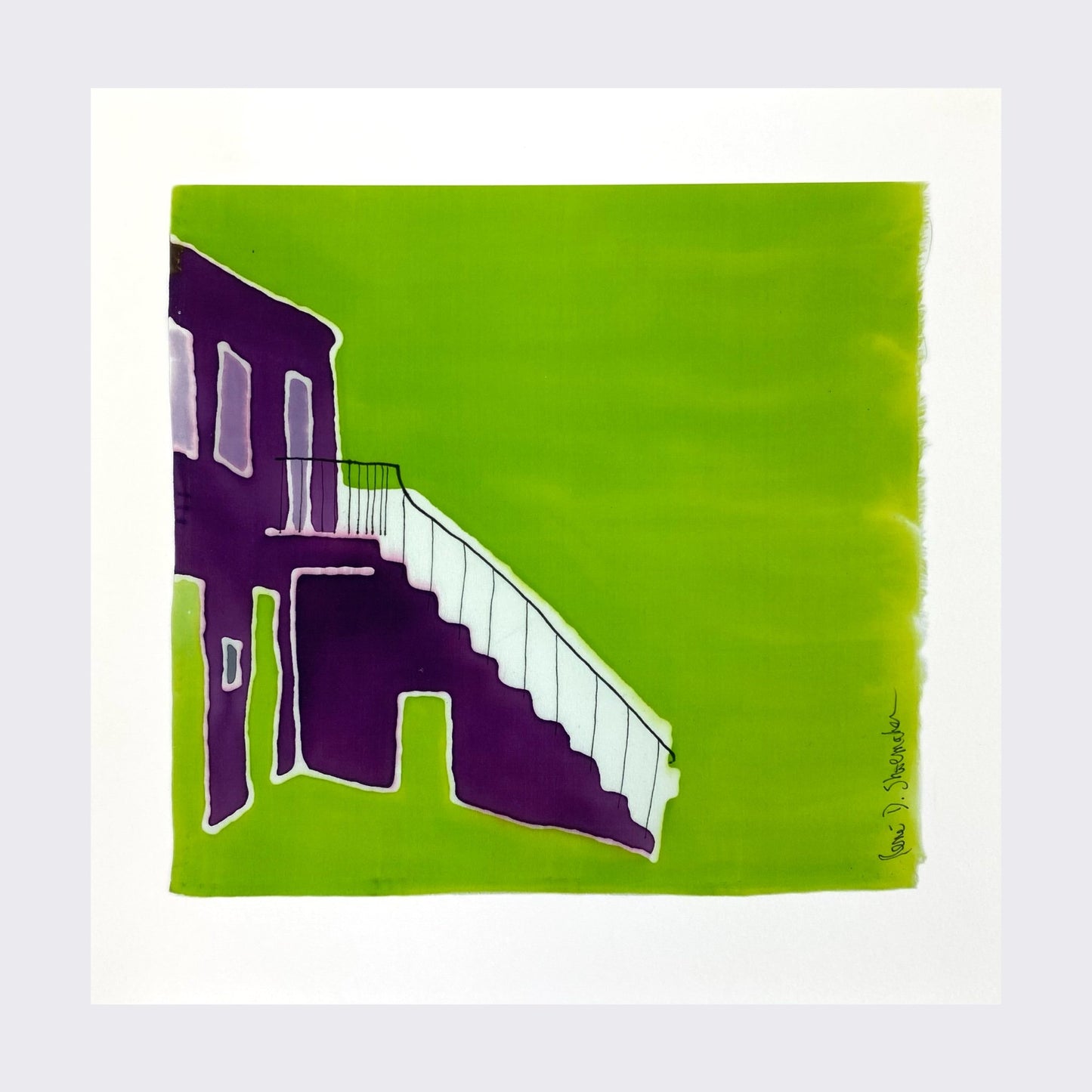 "30 Rue Jules Sandeau. Aubusson." Archival Print by René Shoemaker - "30 Rue Jules Sandeau. Aubusson." by René Shoemaker - K. A. Artist Shop