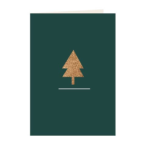 Christmas Fold Out Cards by Darling Clementine - Tree by Darling Clementine - K. A. Artist Shop