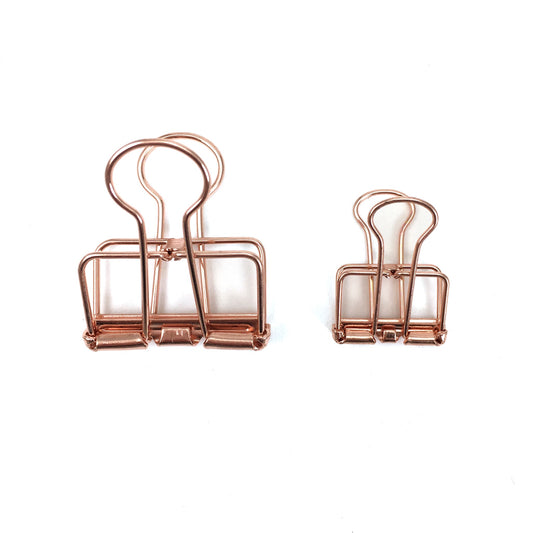 Rose Gold Binder Clip - by Deedygo - K. A. Artist Shop
