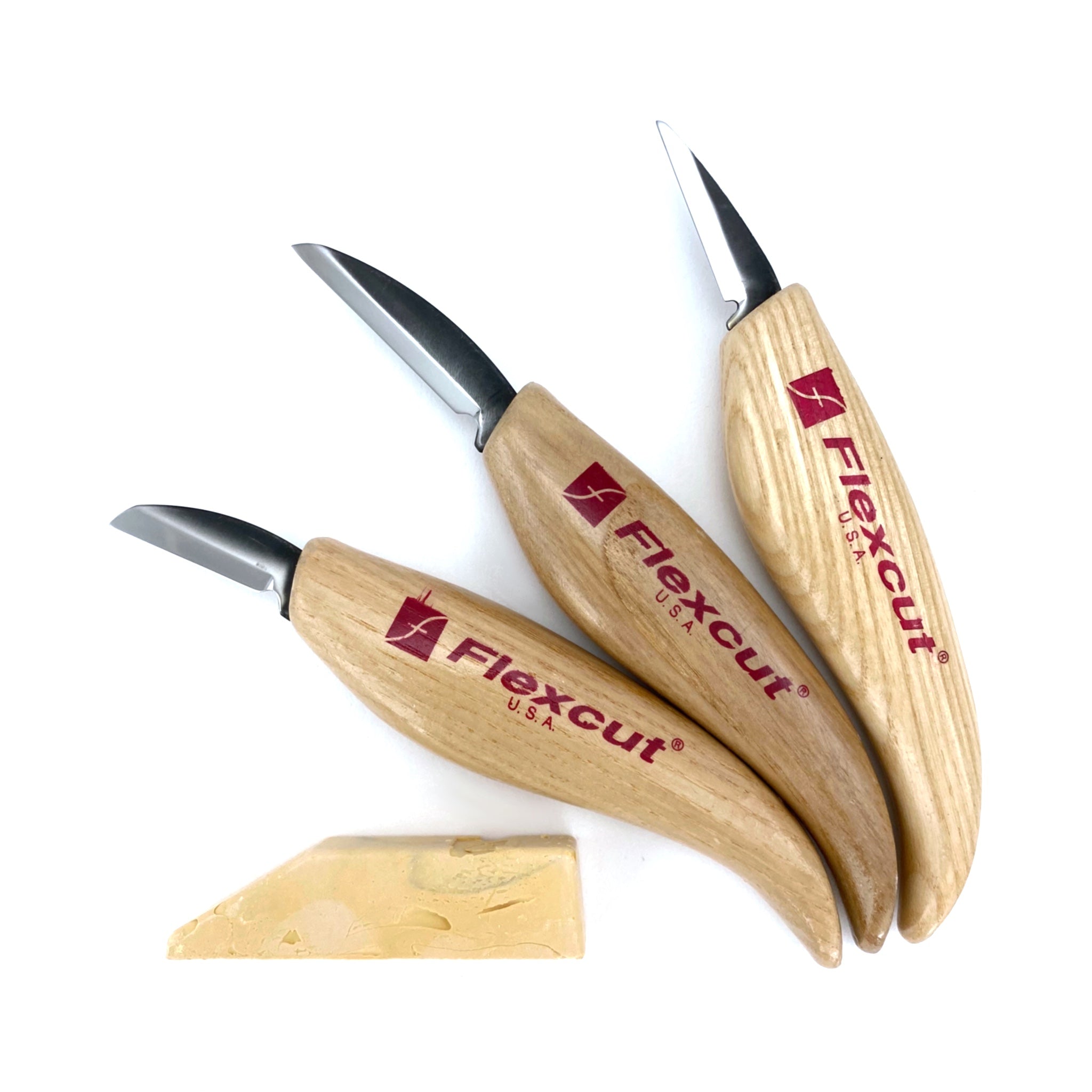 Starter Set of Wood Carving Knives by FlexCut – K. A. Artist Shop