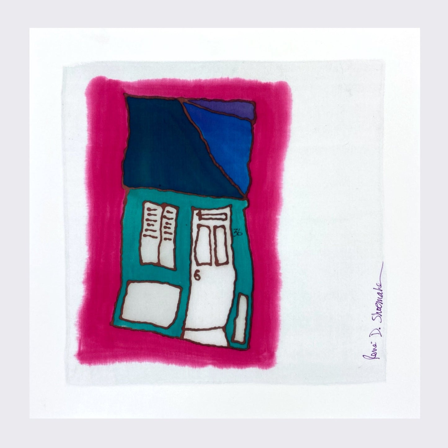 "#36 rue de Beaumont. Felletin." Archival Print by René Shoemaker - "#36 rue de Beaumont. Felletin." by René Shoemaker - K. A. Artist Shop