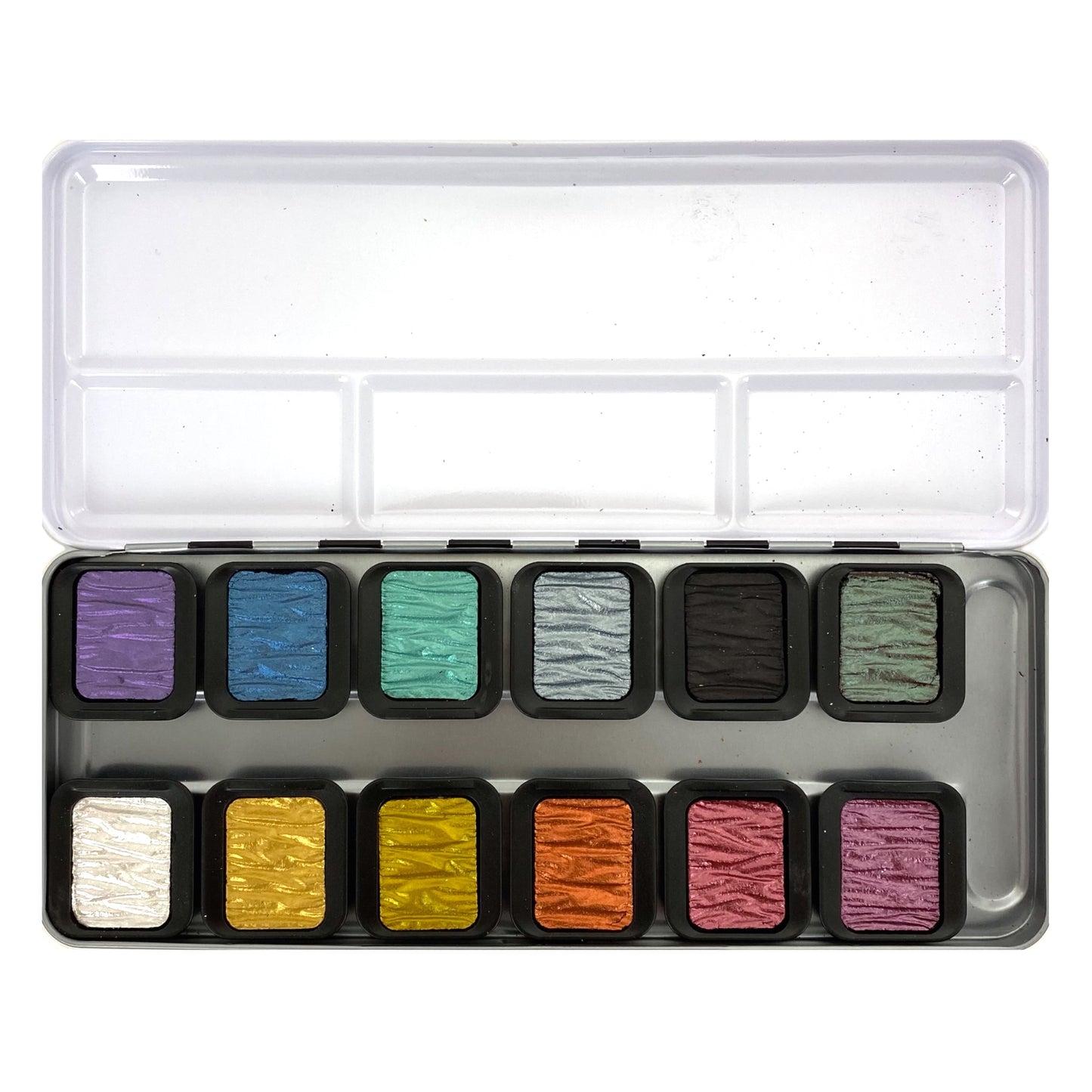 Finetec Watercolor Pearlescent Rainbow Set - 12 Color - by Finetec - K. A. Artist Shop