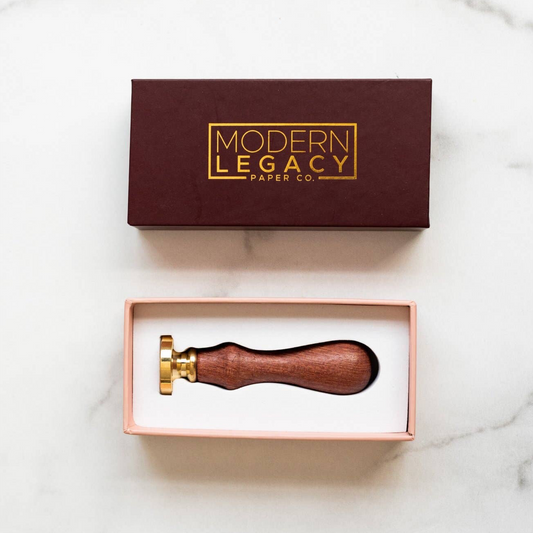 Hello Wax Seal Stamp - Modern Legacy Paper Company - by Modern Legacy Paper Company - K. A. Artist Shop