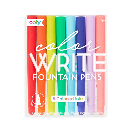 Ooly Color Write Fountain Pens - Set of 8 - by Ooly - K. A. Artist Shop
