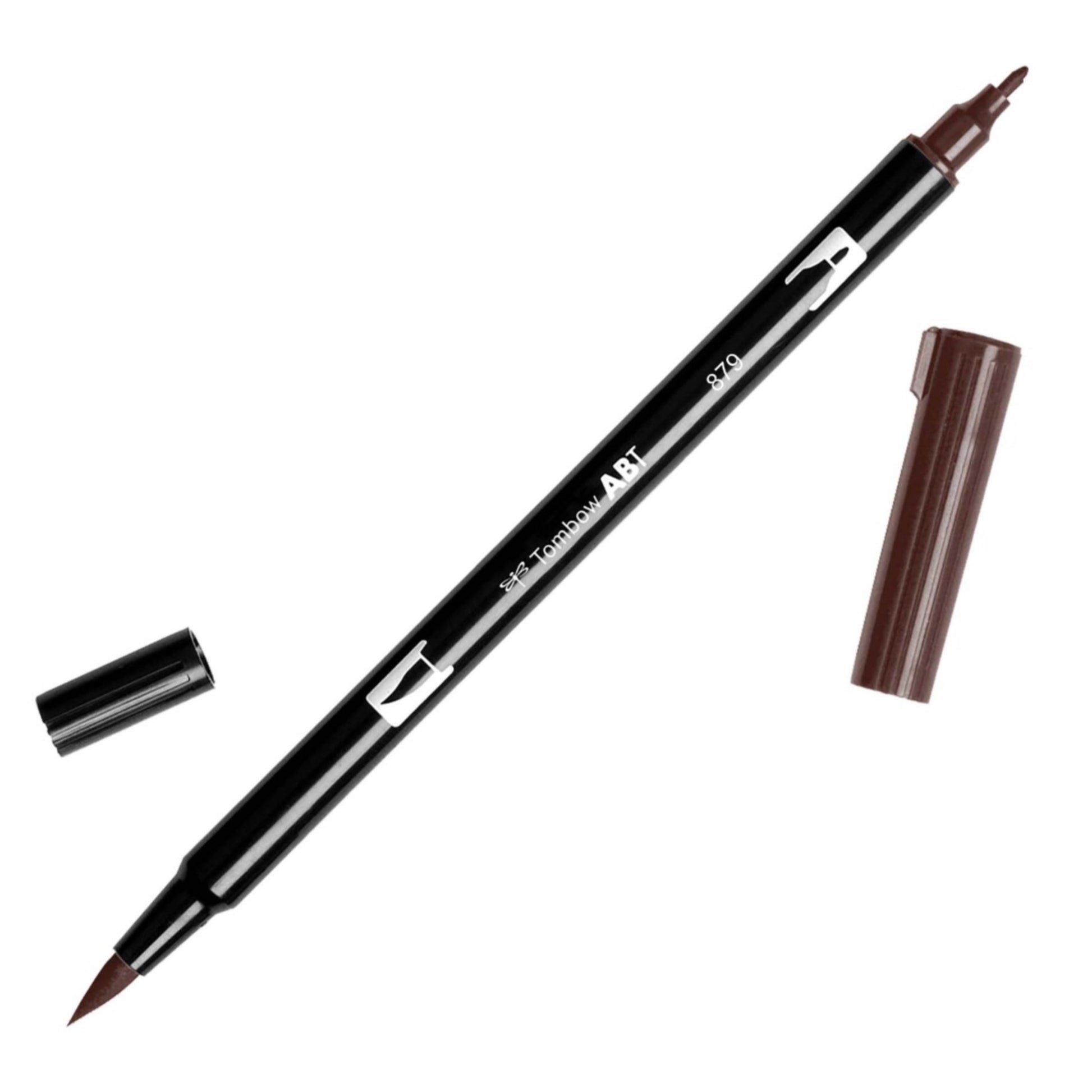 Tombow Dual Brush Pens - Individuals - 879 Brown by Tombow - K. A. Artist Shop